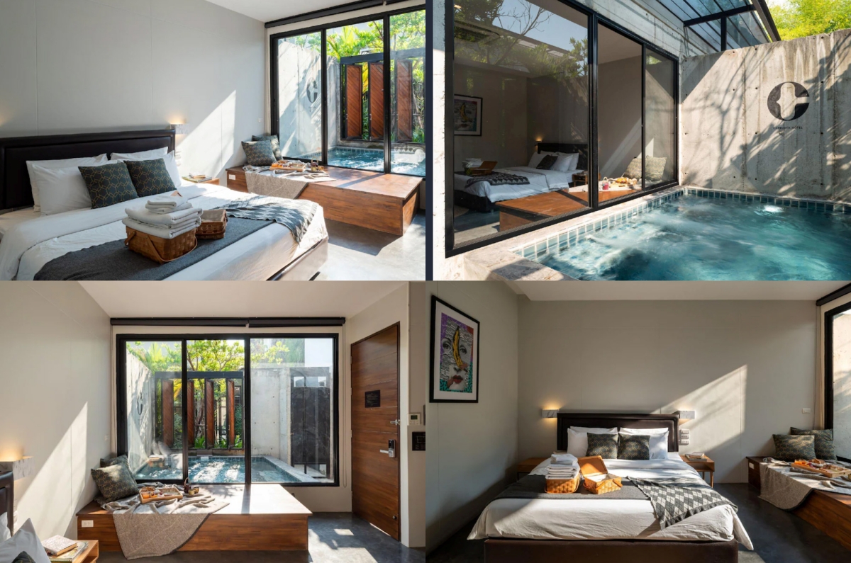 【清邁住宿】Cherlock hotel – 清邁尼曼路商圈地點極佳的平價質感旅店，早餐直接在綠樹成蔭的陽台享用超有儀式感