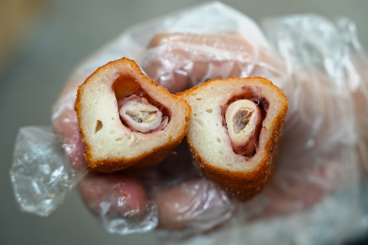 【基隆美食】鮮樂炸雞 – 基隆最好吃的雞排跟炸雞腿來這裡吃!還有獨家的手工小卷天婦羅~口感都酥脆可口、不油膩! - 第24張圖