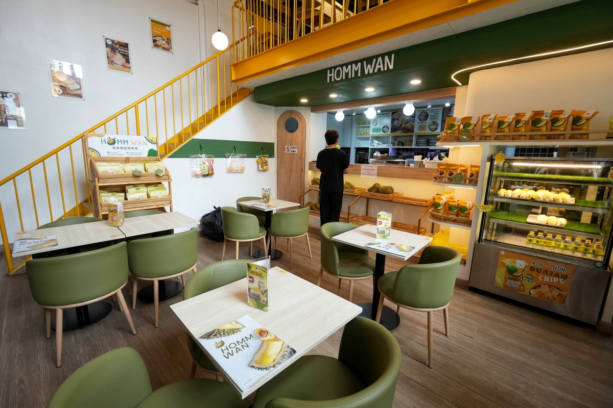 【清邁美食】Homm Wan – 清邁最強榴槤甜品專賣店,榴槤刨冰、榴槤泰奶、榴槤糯米飯應有盡有!不敢吃榴槤的話也有芒果系列可點喔~ - 第3張圖