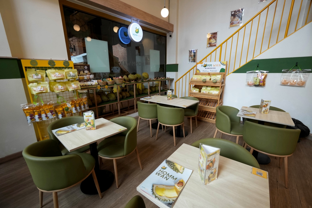 【清邁美食】Homm Wan – 清邁最強榴槤甜品專賣店,榴槤刨冰、榴槤泰奶、榴槤糯米飯應有盡有!不敢吃榴槤的話也有芒果系列可點喔~ - 第4張圖