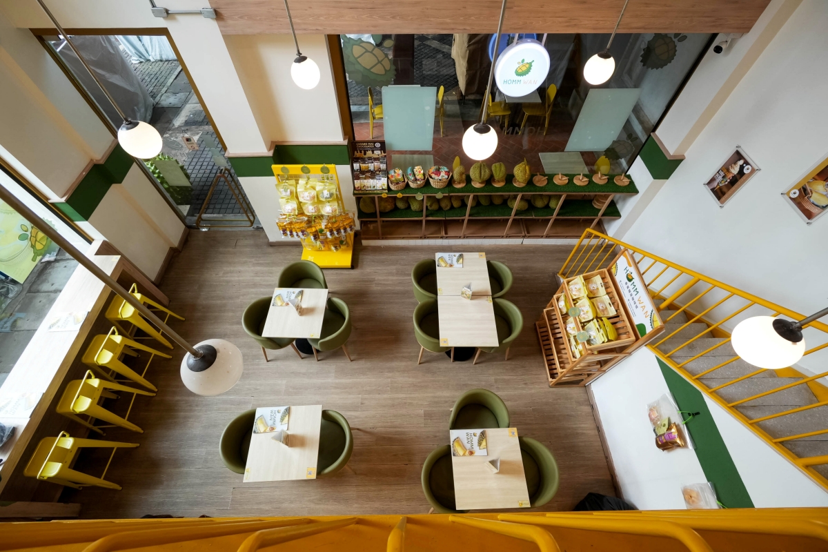 【清邁美食】Homm Wan – 清邁最強榴槤甜品專賣店,榴槤刨冰、榴槤泰奶、榴槤糯米飯應有盡有!不敢吃榴槤的話也有芒果系列可點喔~ - 第5張圖