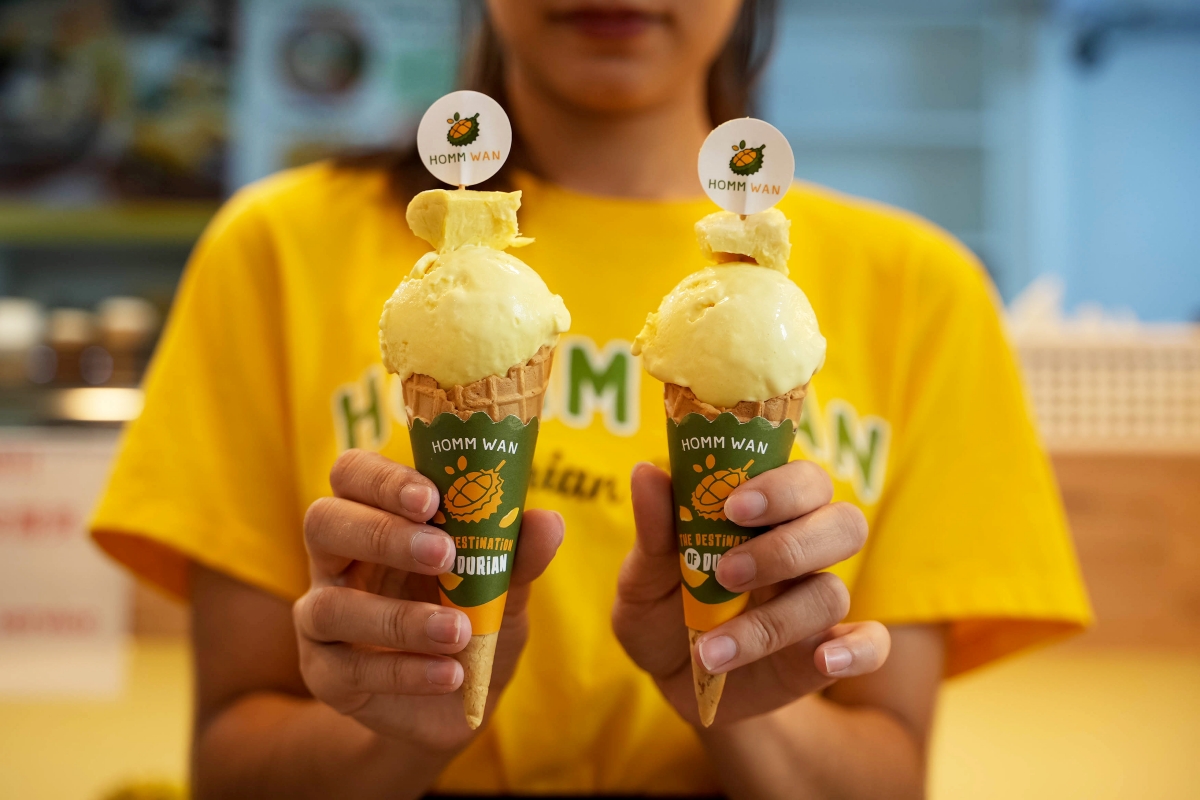 【清邁美食】Homm Wan – 清邁最強榴槤甜品專賣店,榴槤刨冰、榴槤泰奶、榴槤糯米飯應有盡有!不敢吃榴槤的話也有芒果系列可點喔~ - 第22張圖