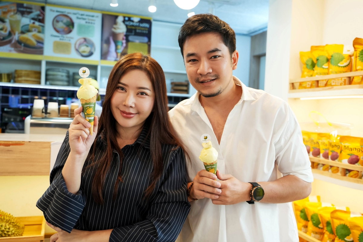 【清邁美食】Homm Wan – 清邁最強榴槤甜品專賣店,榴槤刨冰、榴槤泰奶、榴槤糯米飯應有盡有!不敢吃榴槤的話也有芒果系列可點喔~ - 第23張圖