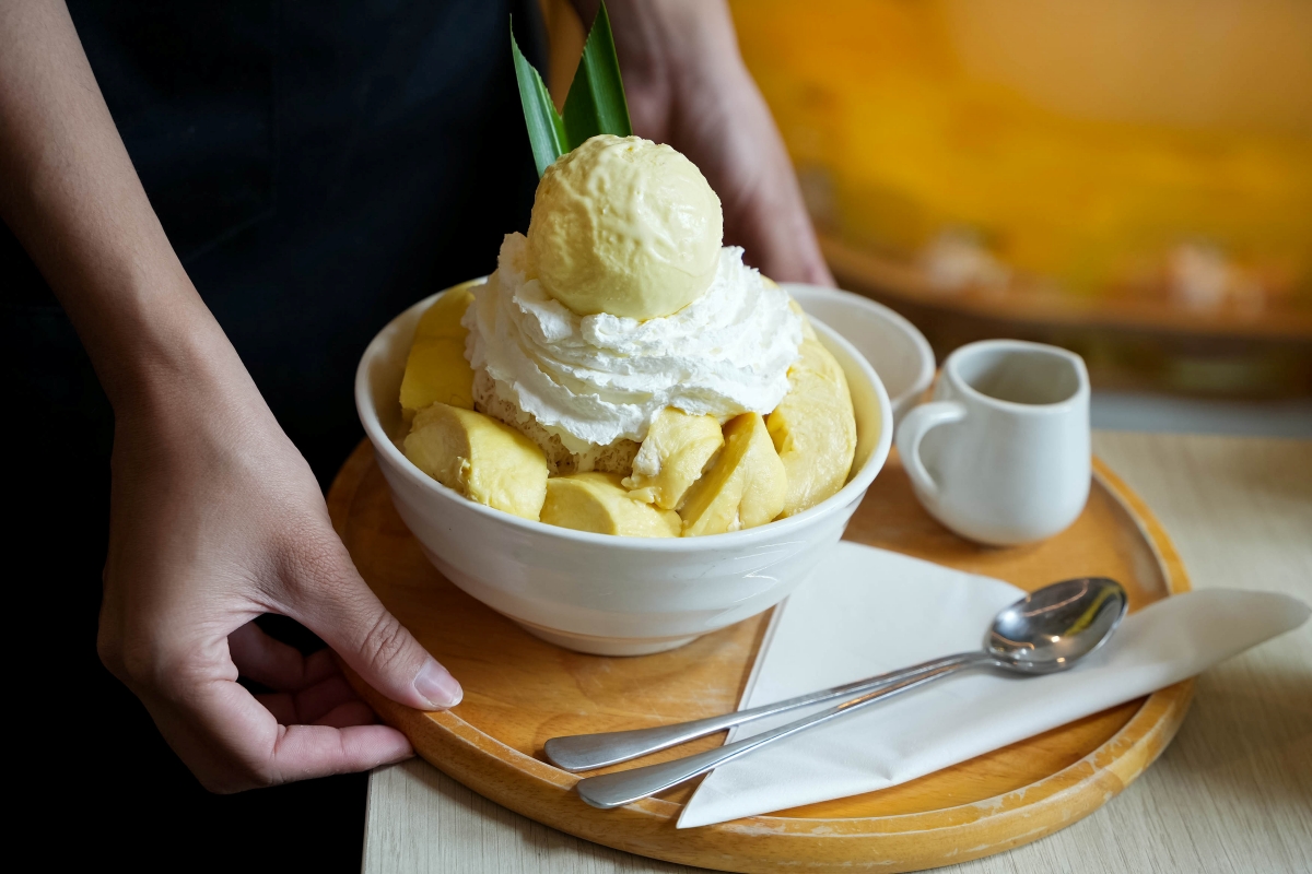 【清邁美食】Homm Wan – 清邁最強榴槤甜品專賣店,榴槤刨冰、榴槤泰奶、榴槤糯米飯應有盡有!不敢吃榴槤的話也有芒果系列可點喔~ - 第25張圖