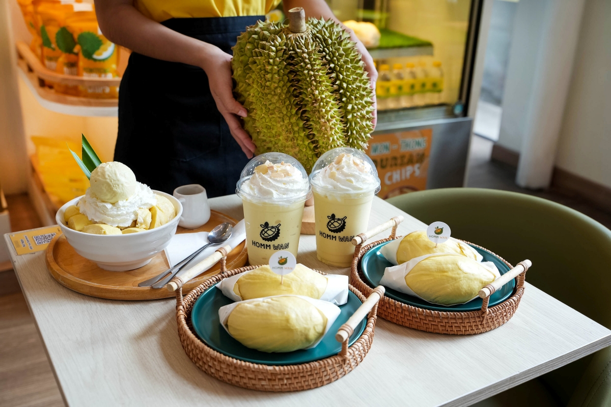 【清邁美食】Homm Wan – 清邁最強榴槤甜品專賣店,榴槤刨冰、榴槤泰奶、榴槤糯米飯應有盡有!不敢吃榴槤的話也有芒果系列可點喔~ - 第29張圖