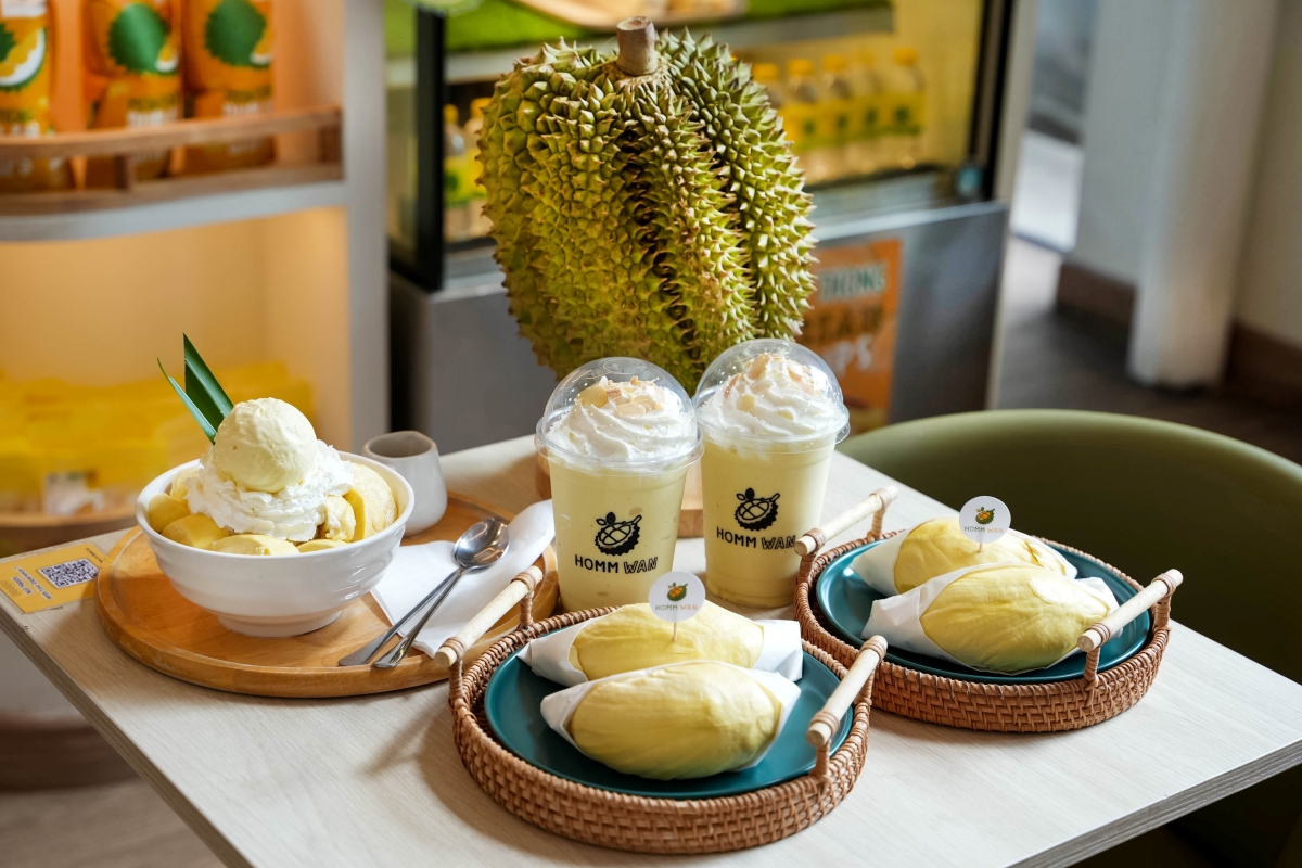 【清邁美食】Homm Wan – 清邁最強榴槤甜品專賣店,榴槤刨冰、榴槤泰奶、榴槤糯米飯應有盡有!不敢吃榴槤的話也有芒果系列可點喔~ - 第20張圖