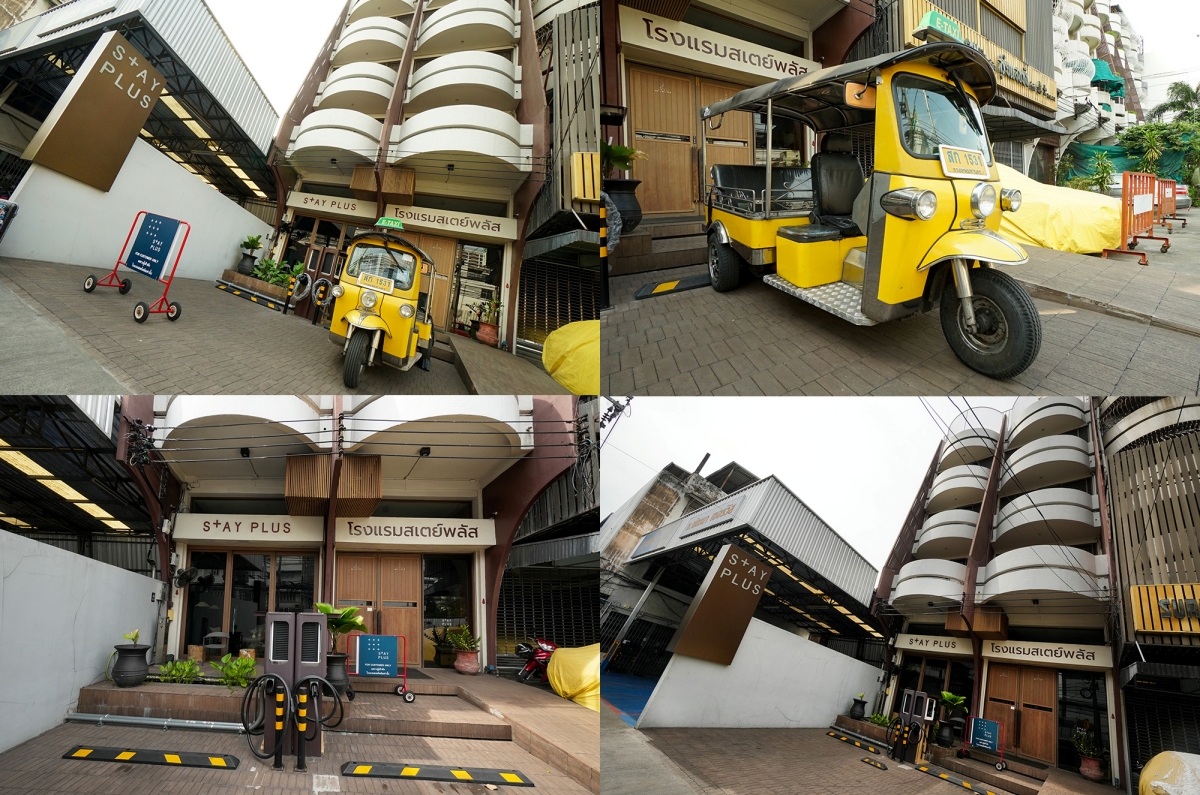 【曼谷住宿】STAY PLUS Hotel Bangkok – 曼谷高CP值旅宿推薦，距離熱鬧的暹羅站只有6分鐘車程，大推前後有雙陽台的大坪數套房！