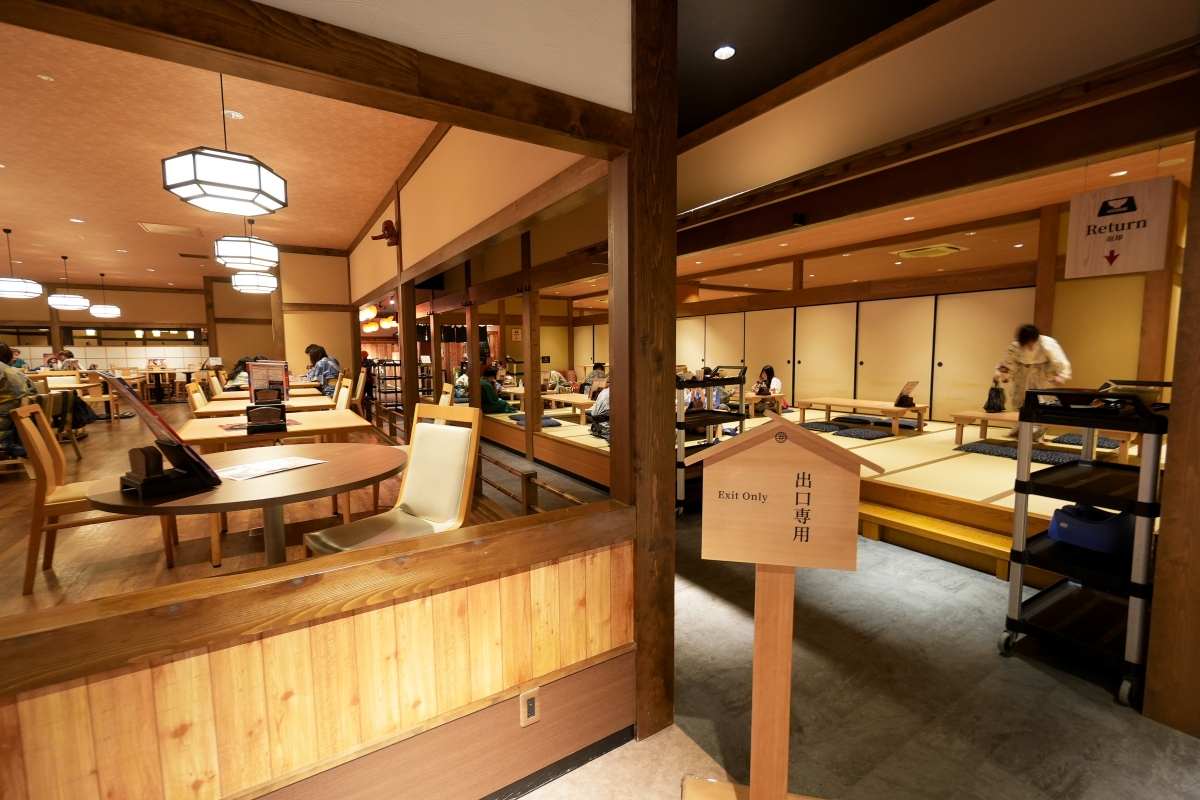 【大阪景點】空庭溫泉 – 全關西最大的溫泉主題設施！可換上好看的浴衣暢遊日式空中庭園、室內商店街，還有多種湯池可爽爽泡湯～♪