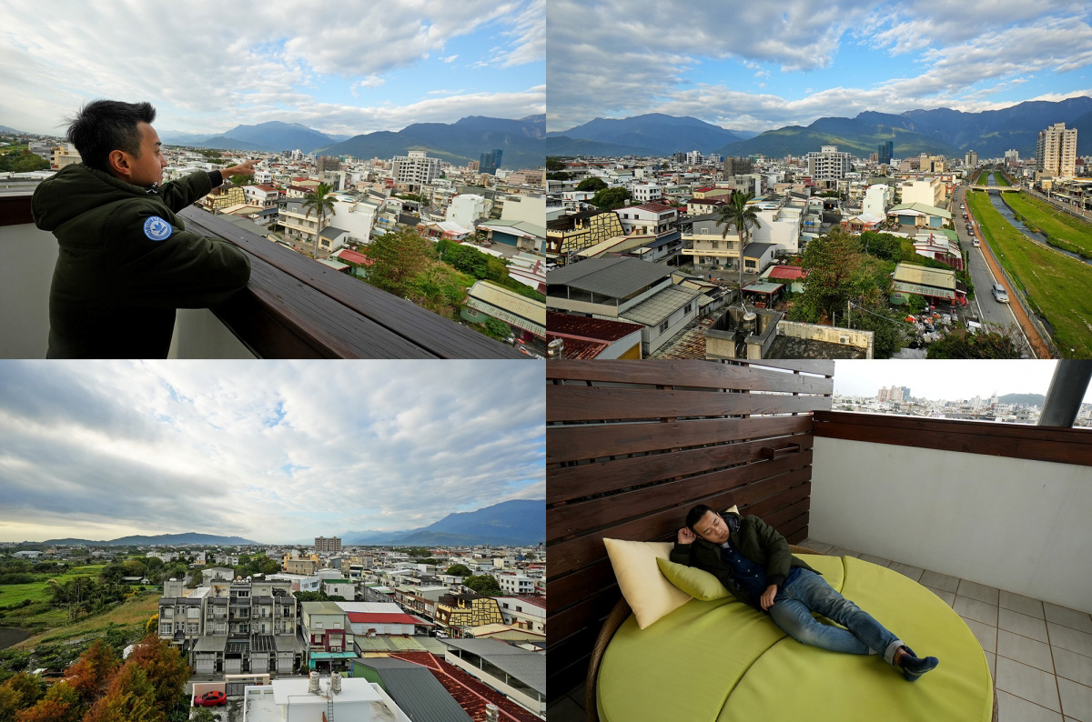 【花蓮住宿】波西米亞民宿 – 河景與海景都盡收眼底的景觀民宿，有220坪私人花園、戲水池、魚池，鄰近東大門夜市與南濱、北濱公園