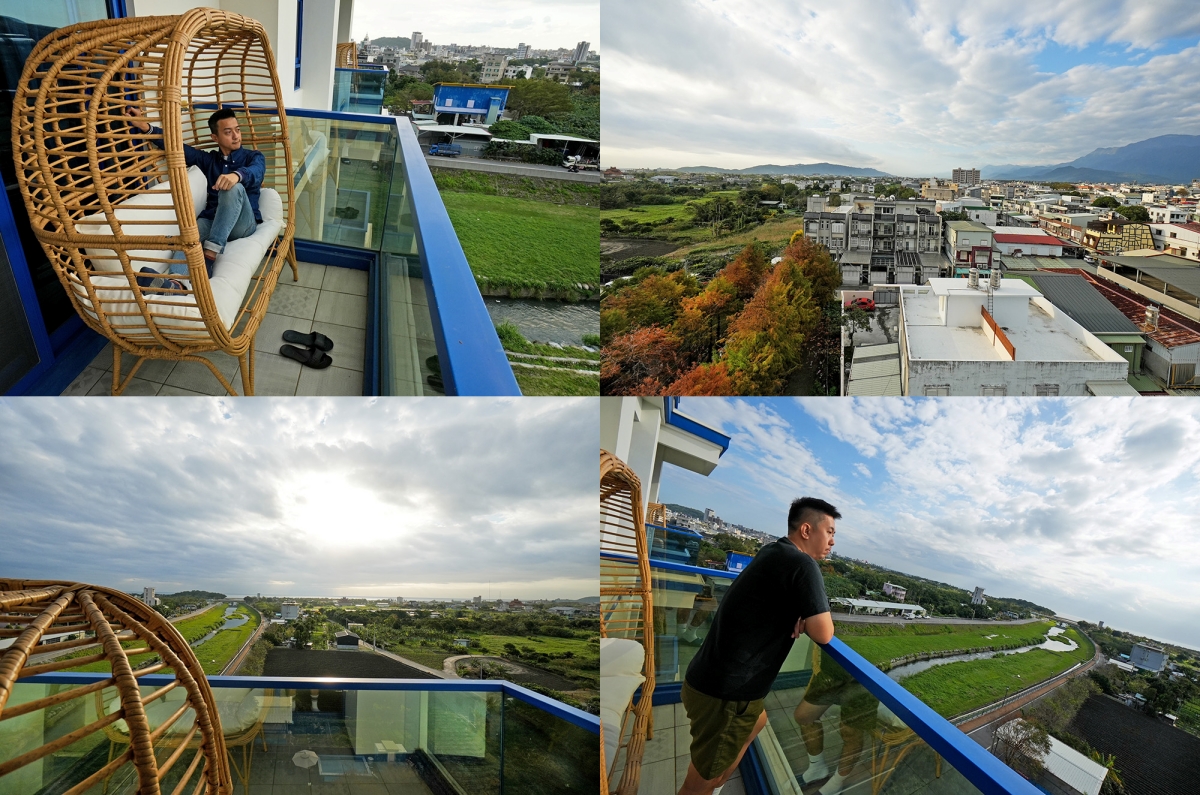 【花蓮住宿】波西米亞民宿 – 河景與海景都盡收眼底的景觀民宿，有220坪私人花園、戲水池、魚池，鄰近東大門夜市與南濱、北濱公園