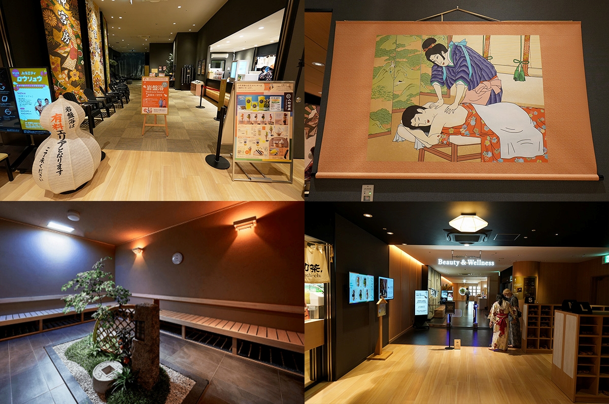 【大阪景點】空庭溫泉 – 全關西最大的溫泉主題設施！可換上好看的浴衣暢遊日式空中庭園、室內商店街，還有多種湯池可爽爽泡湯～♪