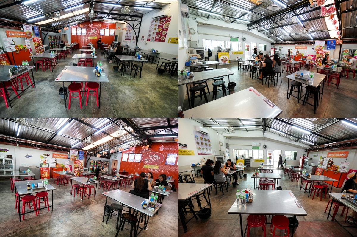 【清邁美食】ซุปโอชา Soup O-Cha 心心湯 – 清邁接地氣平價泰式小吃店，菜單品項超多元，熱炒、粥品、火山鍋、各種海鮮料理應有盡有