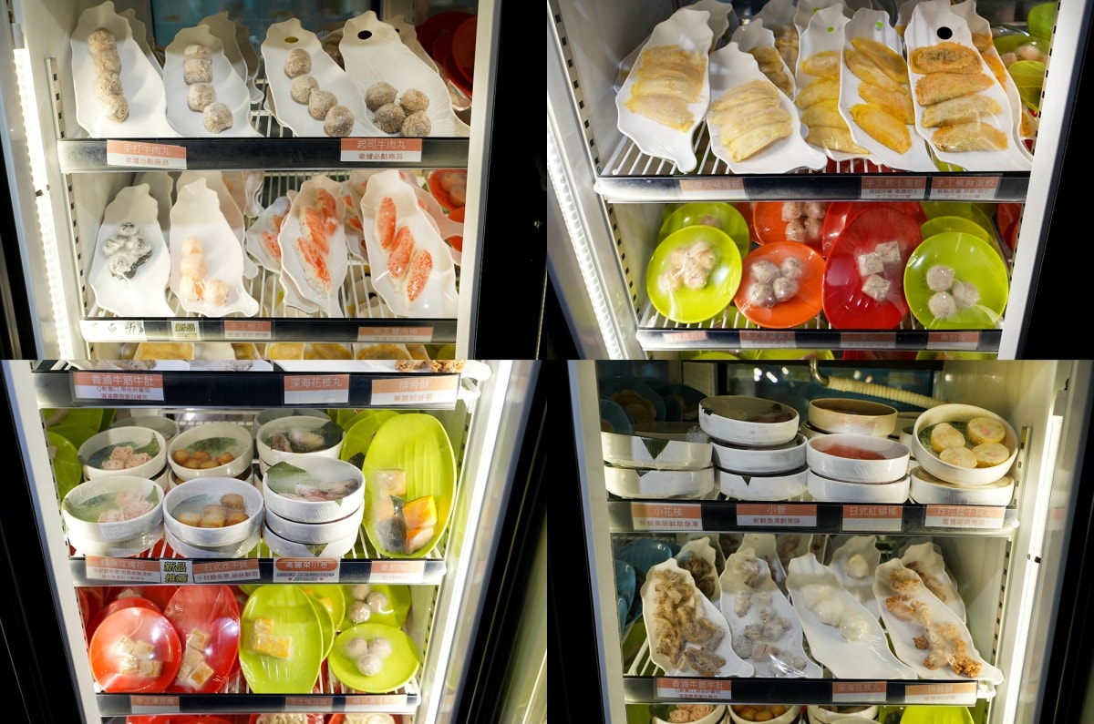 【新竹美食】韋爐復刻食鍋巨城店 – 新竹巨城購物中心附近的好吃火鍋店，超推蒜苗魷魚石頭鍋！冷藏櫃裡有多種其他火鍋店少見的山珍海味