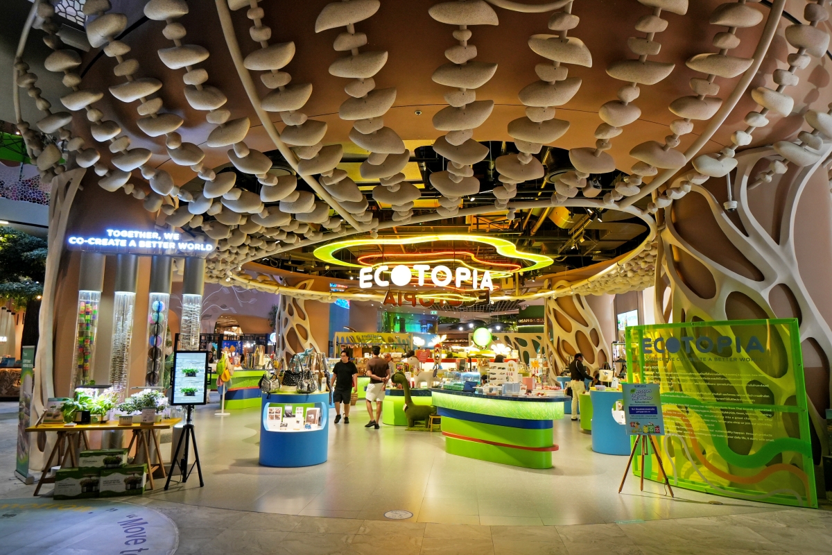 【曼谷商場】Nextopia – Siam Paragon五樓兼具未來感與綠能概念的絕美新區域，附上地獄廚神Gordon Ramsay旗下人氣漢堡店的食記