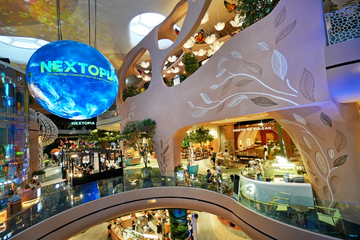 【曼谷商場】Nextopia – Siam Paragon五樓兼具未來感與綠能概念的絕美新區域，附上地獄廚神Gordon Ramsay旗下人氣漢堡店的食記