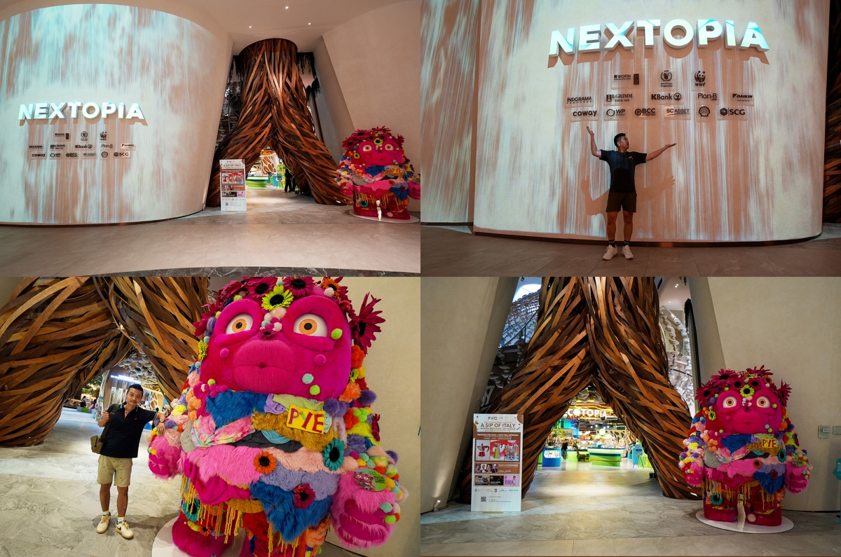 【曼谷商場】Nextopia – Siam Paragon五樓兼具未來感與綠能概念的絕美新區域，附上地獄廚神Gordon Ramsay旗下人氣漢堡店的食記