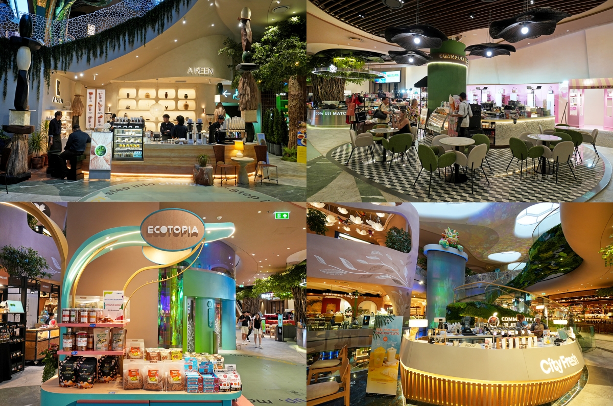 【曼谷商場】Nextopia – Siam Paragon五樓兼具未來感與綠能概念的絕美新區域，附上地獄廚神Gordon Ramsay旗下人氣漢堡店的食記