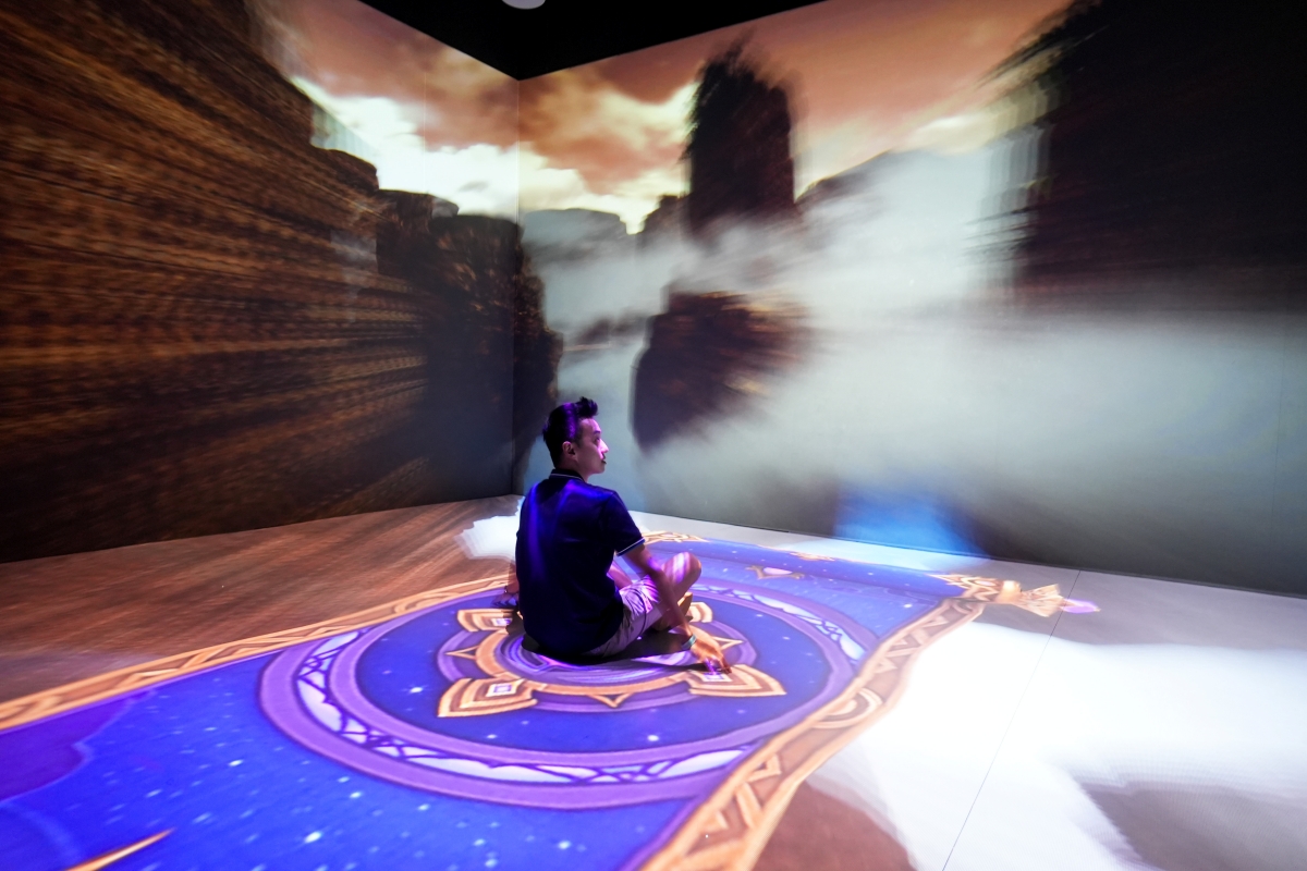 【曼谷景點】Space & Time Cube+ – 比想像中更令人驚豔的3D沉浸式數位藝術館,可以看作是泰國版的teamLab! - 第26張圖 【曼谷景點】Space & Time Cube+ – 比想像中更令人驚豔的3D沉浸式數位藝術館,可以看作是泰國版的teamLab!