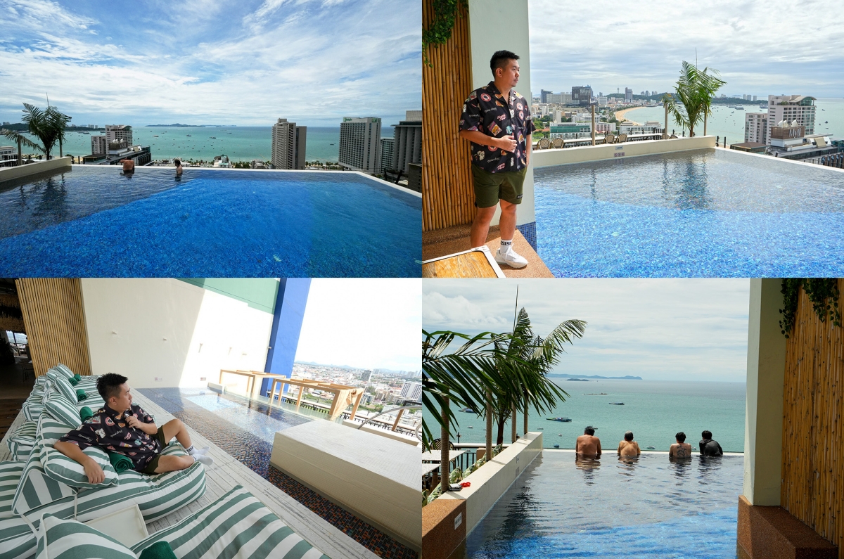 【芭達雅住宿】Siam@Siam Design Hotel Pattaya – 芭達雅用色大膽的設計風海景飯店，雙層無邊際泳池可賞無敵海景！