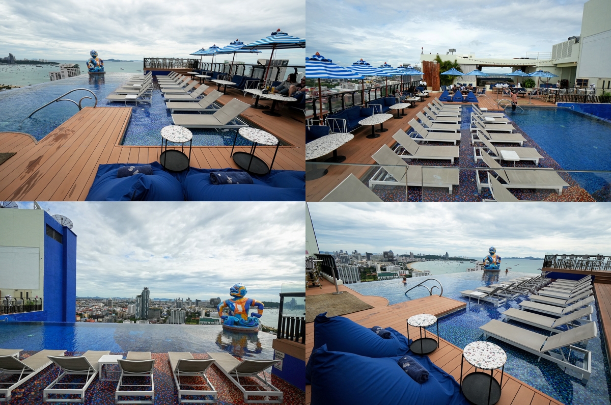 【芭達雅住宿】Siam@Siam Design Hotel Pattaya – 芭達雅用色大膽的設計風海景飯店，雙層無邊際泳池可賞無敵海景！