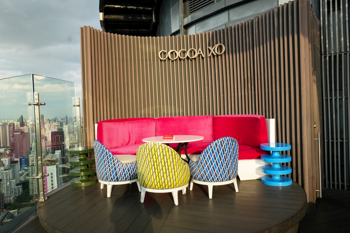 【曼谷美食】COCOA XO Bar – 與眾不同的曼谷市中心高樓酒吧,在57樓一面品味各種巧克力、一面賞百萬夜景的奢華夜晚 - 第7張圖 【曼谷美食】COCOA XO Bar – 與眾不同的曼谷市中心高樓酒吧,在57樓一面品味各種巧克力、一面賞百萬夜景的奢華夜晚